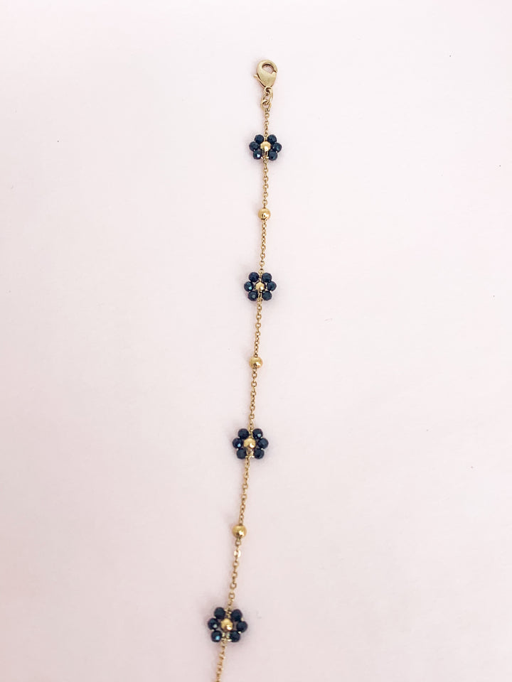 Bracelet Fleur spinelle