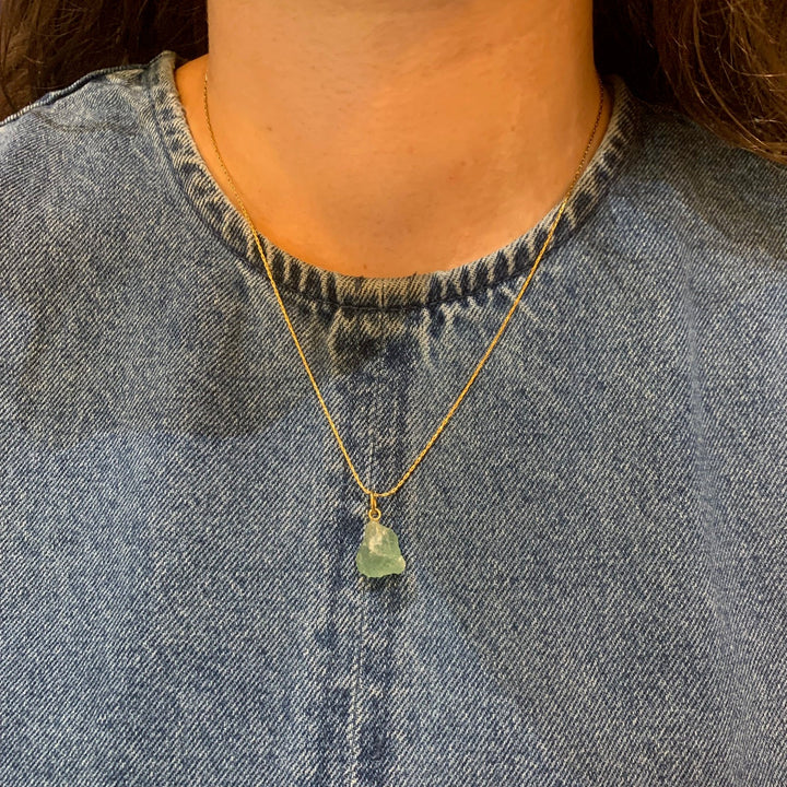 Collier pierre de naissance en pierre naturelle