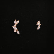 Boucles d'oreilles Christy plaqué or / pierre zirconium