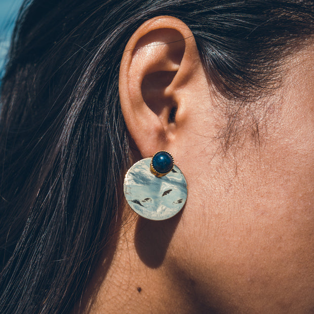 boucles d'oreilles Lapis Lazuli LOU