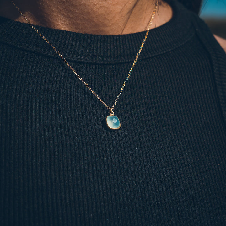 Pendentif LISON calcédoine