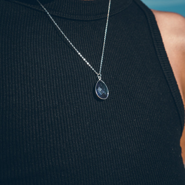 pendentif lapis lazuli ALICIA en argent