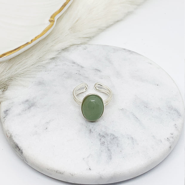 Bague MINA argent aventurine
