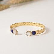 Jonc LIVIA nacre / lapis lazuli
