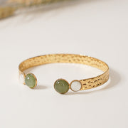 Jonc LIVIA aventurine / nacre