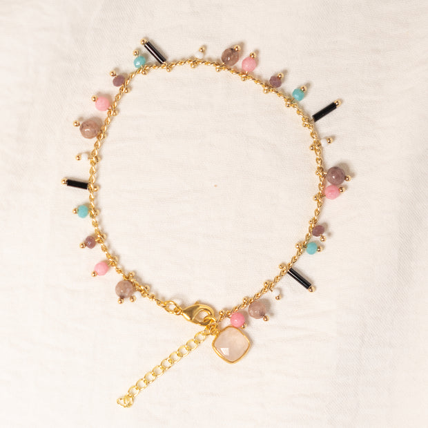 Bracelet LOLITA quartz rose