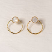 Boucles d'oreilles LOUISA nacre