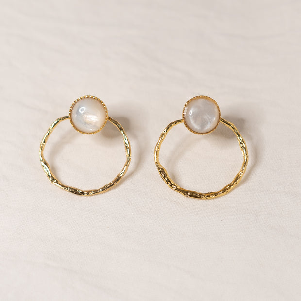 Boucles d'oreilles LOUISA nacre
