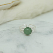 Bague MATHILDA argent / aventurine
