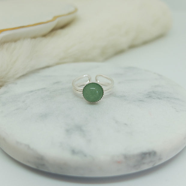 Bague MATHILDA argent / aventurine
