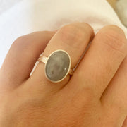 Bague MINA argent labradorite