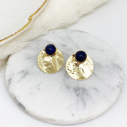 Boucles d'oreilles LOU lapis lazuli