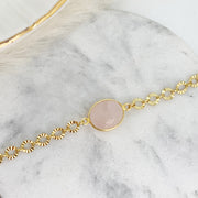 Bracelet CLAUDINE quartz rose