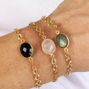 bracelet quartz rose CLAUDINE