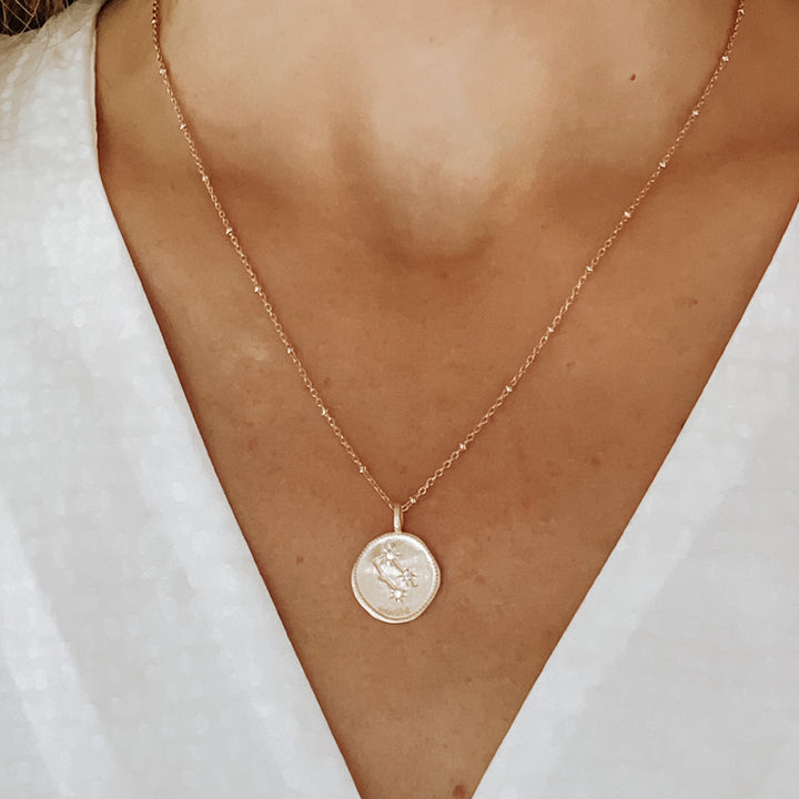 Pendentif Astrologie plaqué or