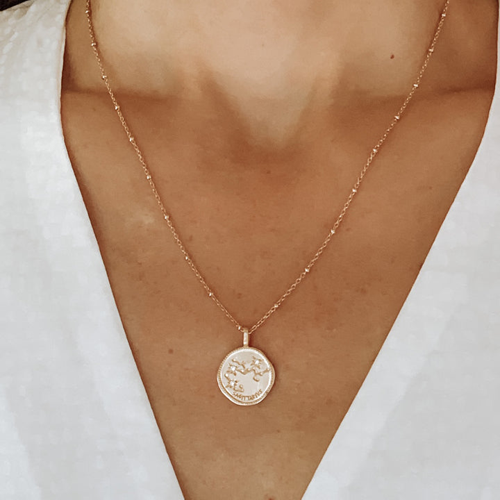 Pendentif Astrologie plaqué or