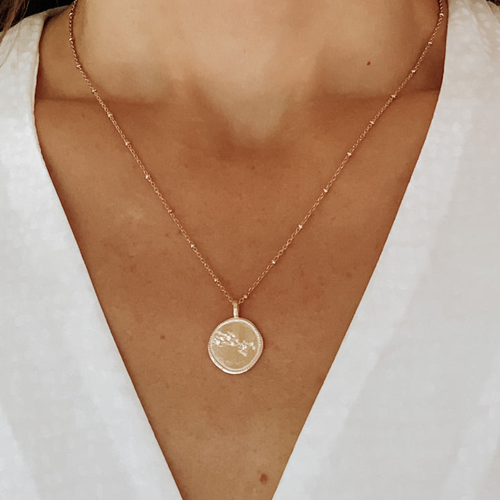 Pendentif Astrologie plaqué or