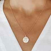 Pendentif Astrologie plaqué or