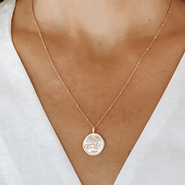 Pendentif Astrologie plaqué or