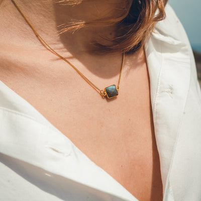 Collier GINETTE labradorite