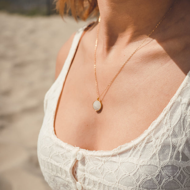 Pendentif LISIE pierre de lune
