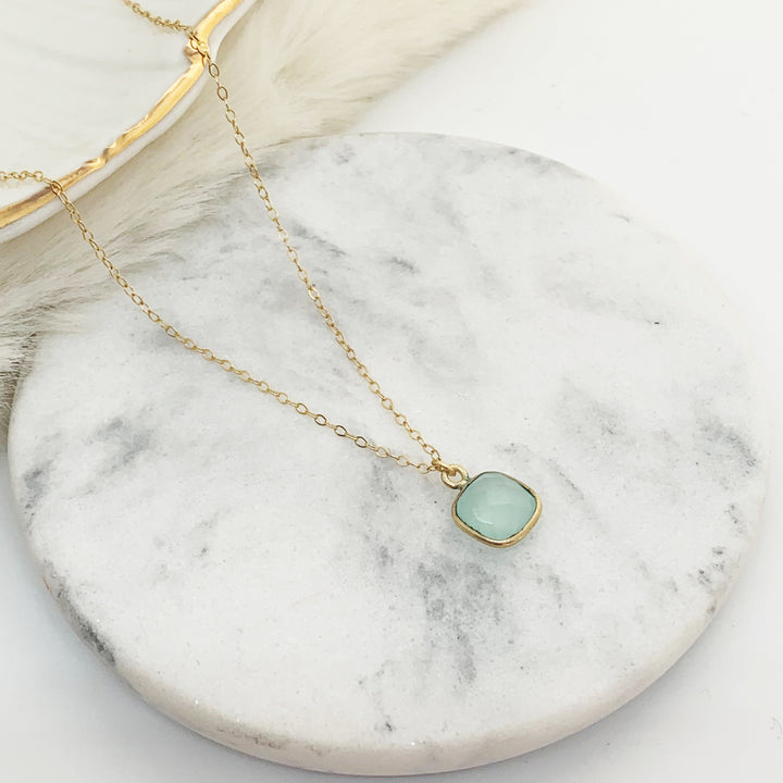 Pendentif LISON calcédoine