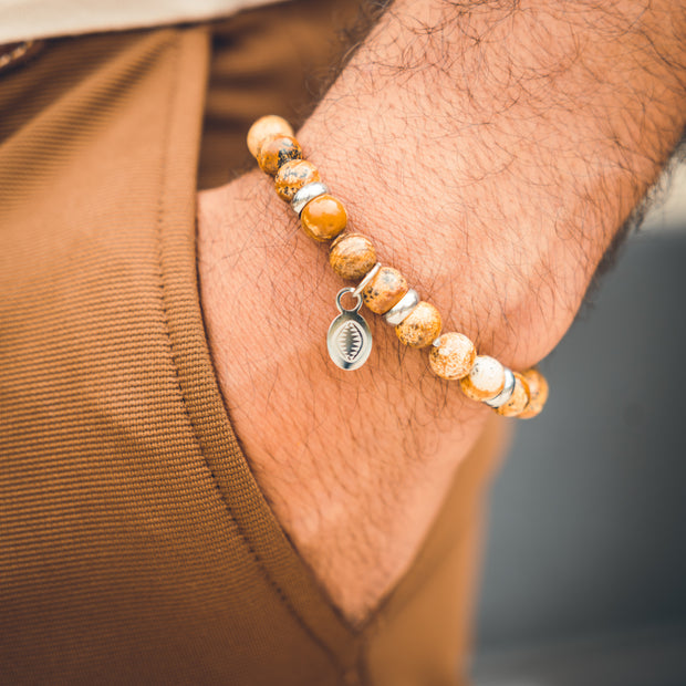 Bracelet LEO jaspe