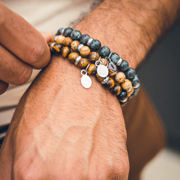 Bracelet LEO jaspe