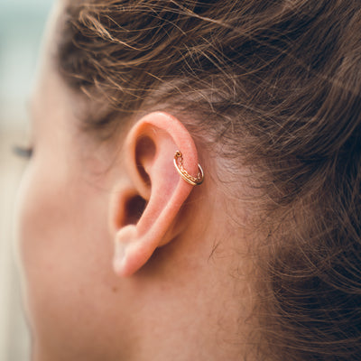 Mono boucle earcuff NINA plaqué or