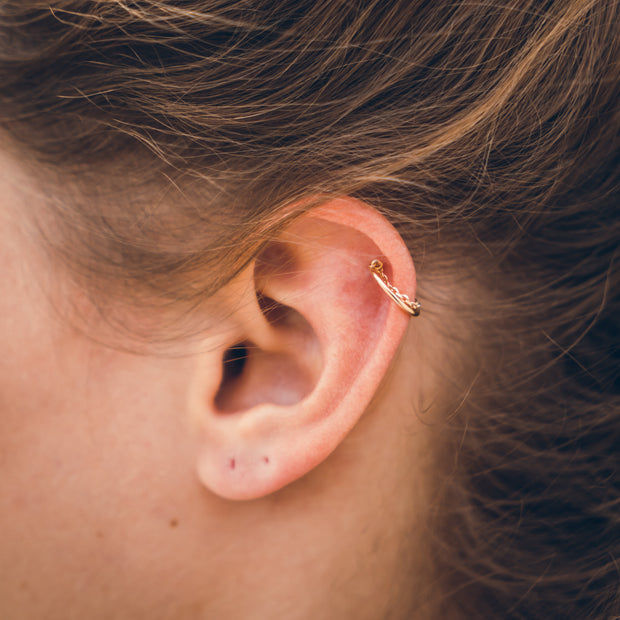 Mono boucle earcuff NINA plaqué or