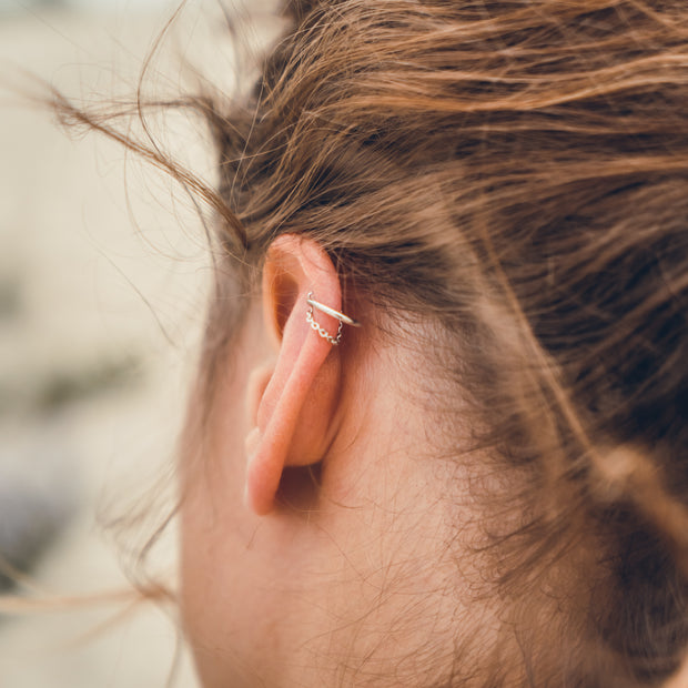 Mono boucle earcuff NINA plaqué or