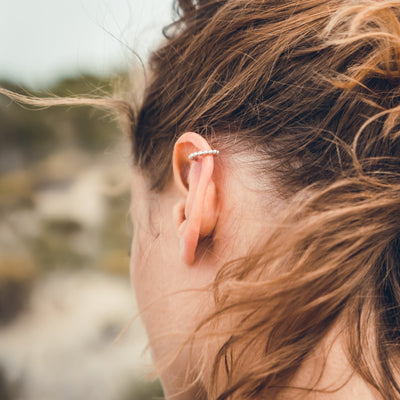 Mono boucle earcuff LEA argent 925 rhodié